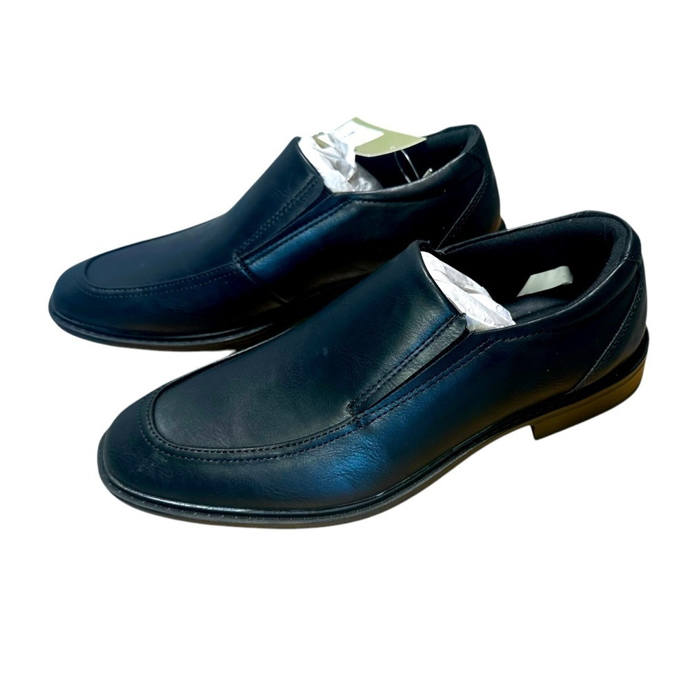 NWT Goodfellow & Co Shoes Size 7 Slip On Loafers Comfort Black Faux Leather